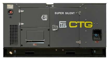Дизельный генератор CTG 385YU в кожухе с АВР